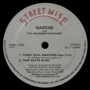 Funky Soul Makossa - Rap - Nairobi & The Awesome Foursome listen song